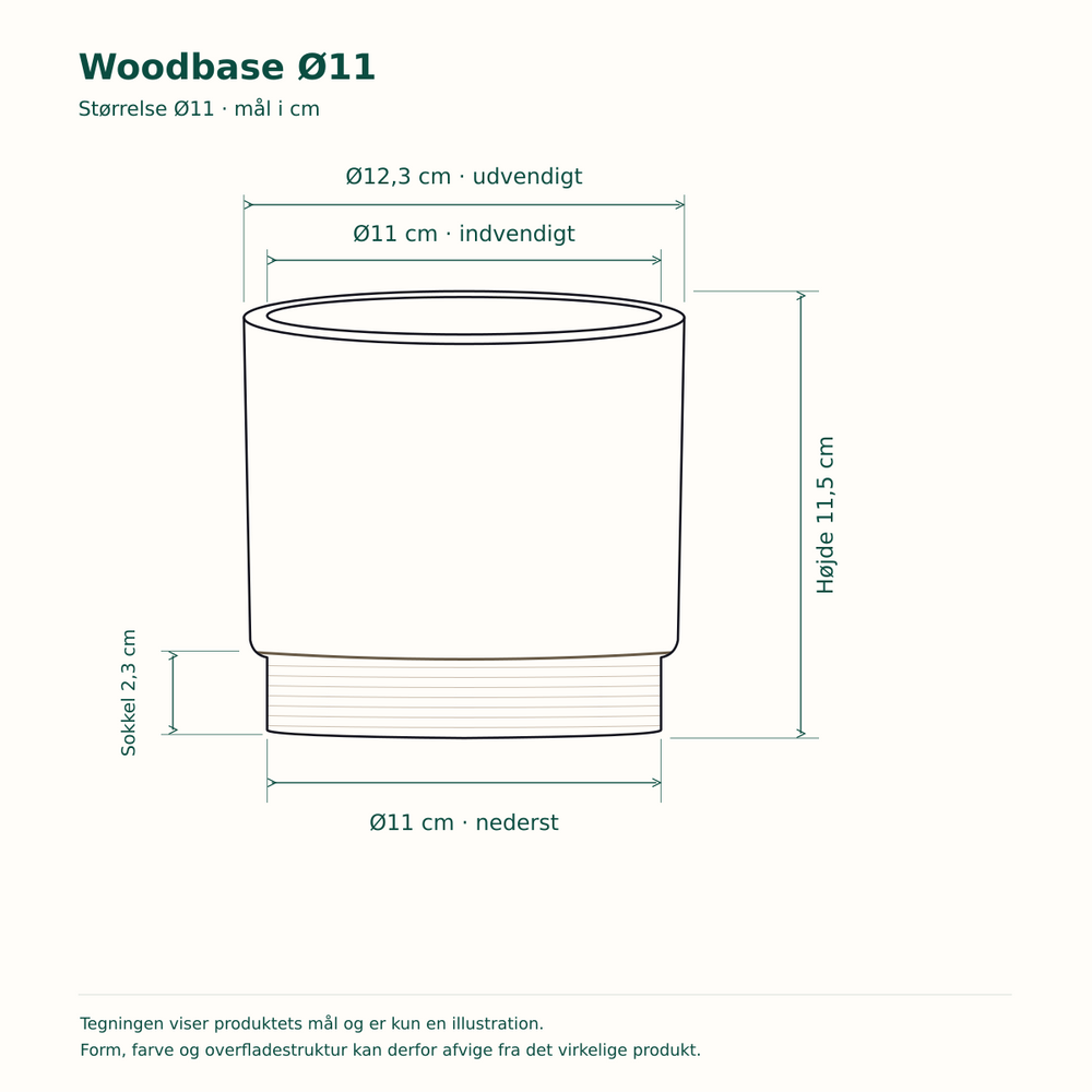 Woodbase Ø11