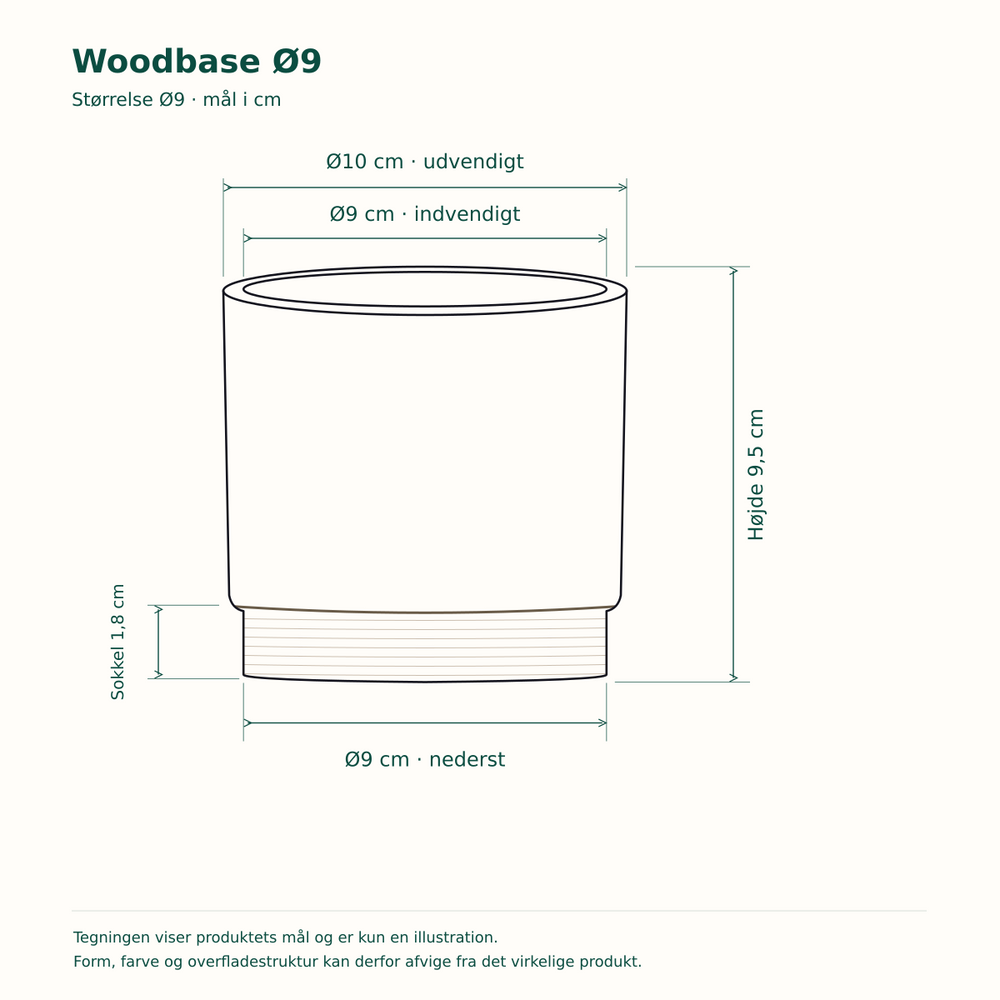 Woodbase Ø9